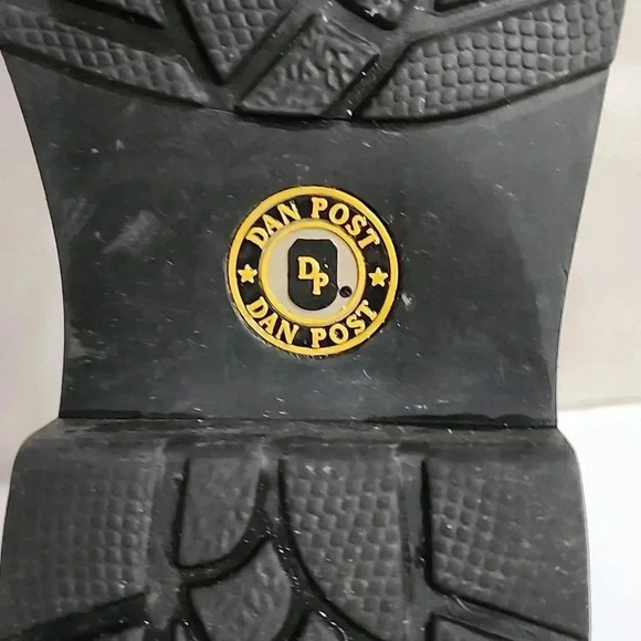 Kids Amarillo Dan Post Cowboy Boots, Brown, Size Children's 1D, PreOwned - Picture 16 of 16